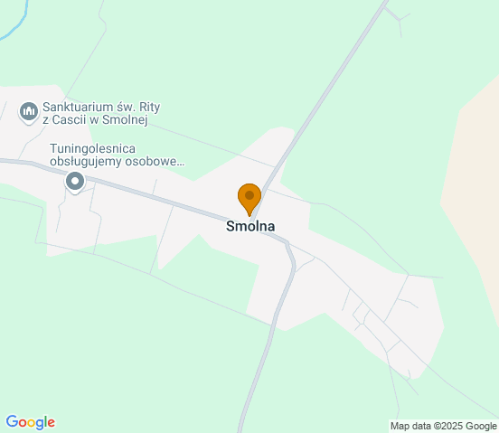 Mapa dojazdu do warsztatu samochodowego w miejscowości Oleśnica