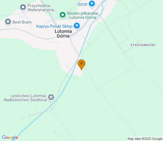Mapa dojazdu do warsztatu samochodowego w miejscowości Świdnica