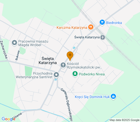 Mapa dojazdu do warsztatu samochodowego w miejscowości Wrocław
