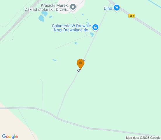 Mapa dojazdu do warsztatu samochodowego w miejscowości Kowalewo Pomorskie