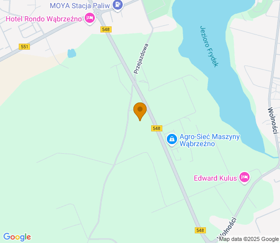 Mapa dojazdu do warsztatu samochodowego w miejscowości Wąbrzeźno