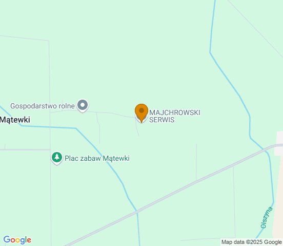 Mapa dojazdu do warsztatu samochodowego w miejscowości Mokrsko