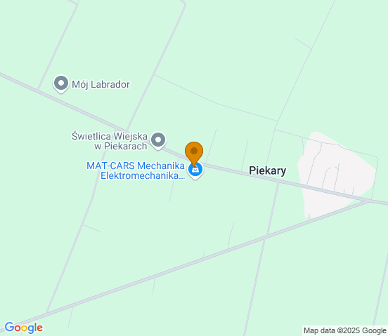 Mapa dojazdu do warsztatu samochodowego w miejscowości Sulmierzyce