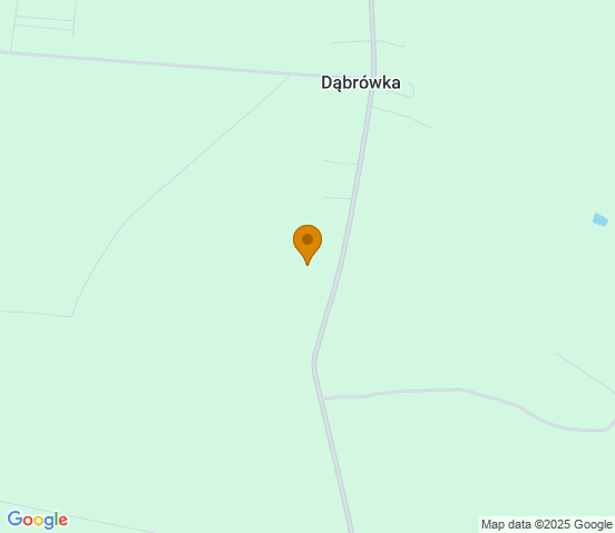 Mapa dojazdu do warsztatu samochodowego w miejscowości Dąbrówka