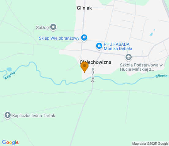 Mapa dojazdu do warsztatu samochodowego w miejscowości Mińsk Mazowiecki