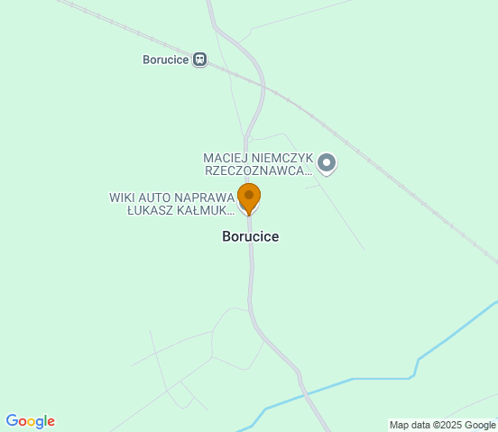 Mapa dojazdu do warsztatu samochodowego w miejscowości Lubsza