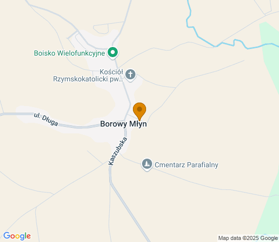 Mapa dojazdu do warsztatu samochodowego w miejscowości Lipinica