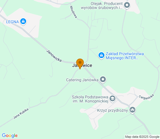 Mapa dojazdu do warsztatu samochodowego w miejscowości Świętoszówka