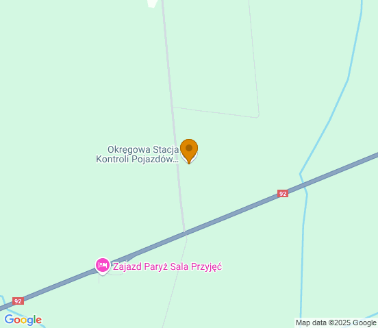 Mapa dojazdu do warsztatu samochodowego w miejscowości Grzegorzew